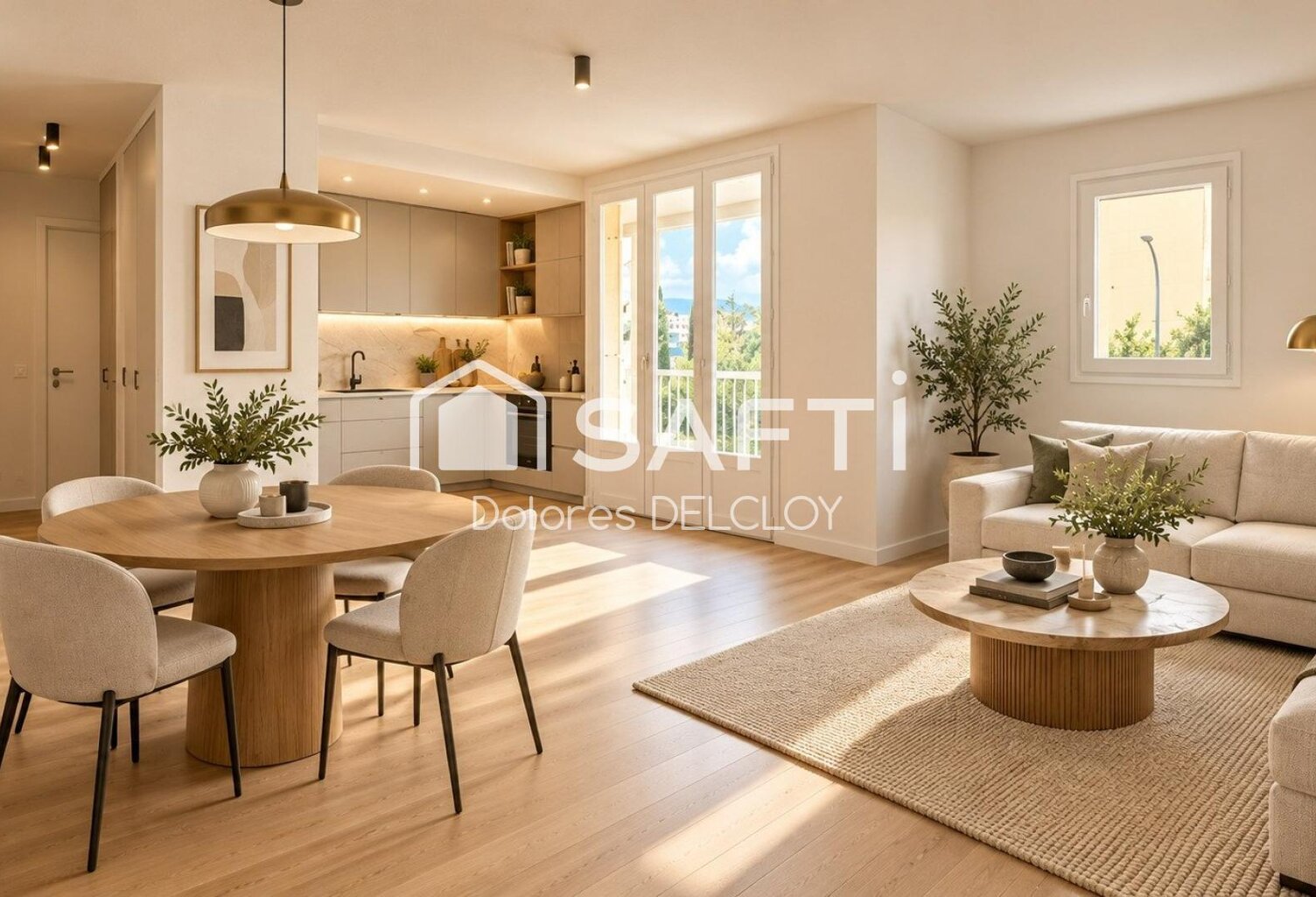 Appartement avec une chambre et terrasse et cave — photo 1