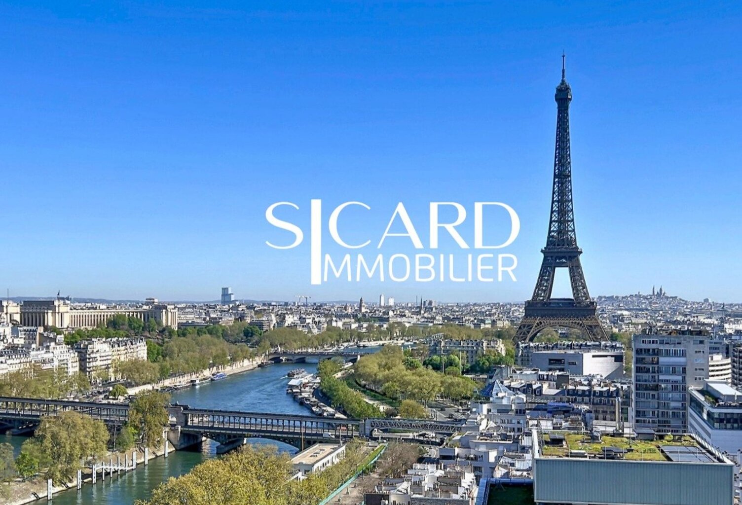 Tour Eiffel et Seine en face, au 21e étage — photo 1