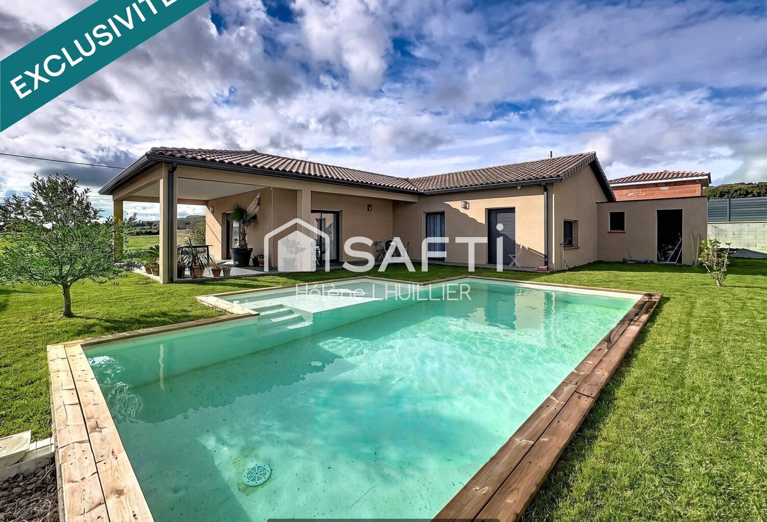 BONREPOS SUR AUSSONNELLE - Maison Plain Pied - T4 de 114m² sur parcelle de 894m² — photo 1