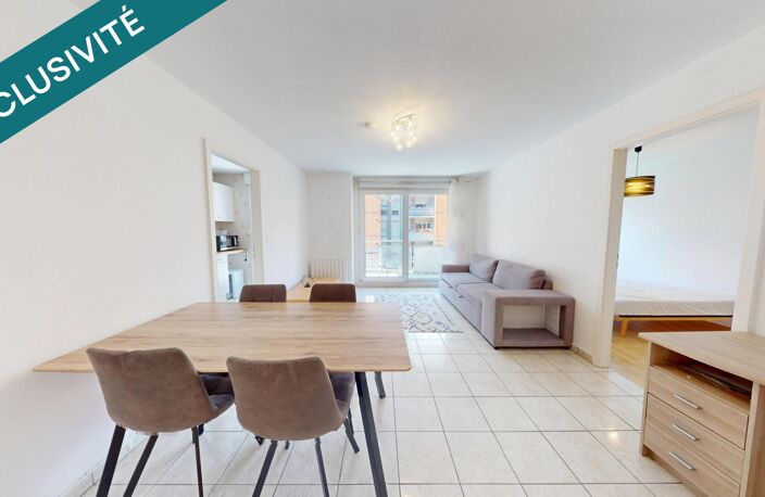 Mulhouse Nouveau Bassin  Appartement T2 de avec balcon, ascenseur et cave — photo 2