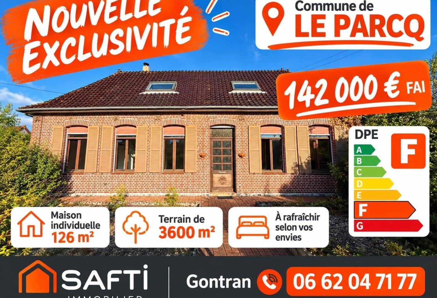 Maison individuelle 3 chambres et 2 bureaux ou dressing — photo 1