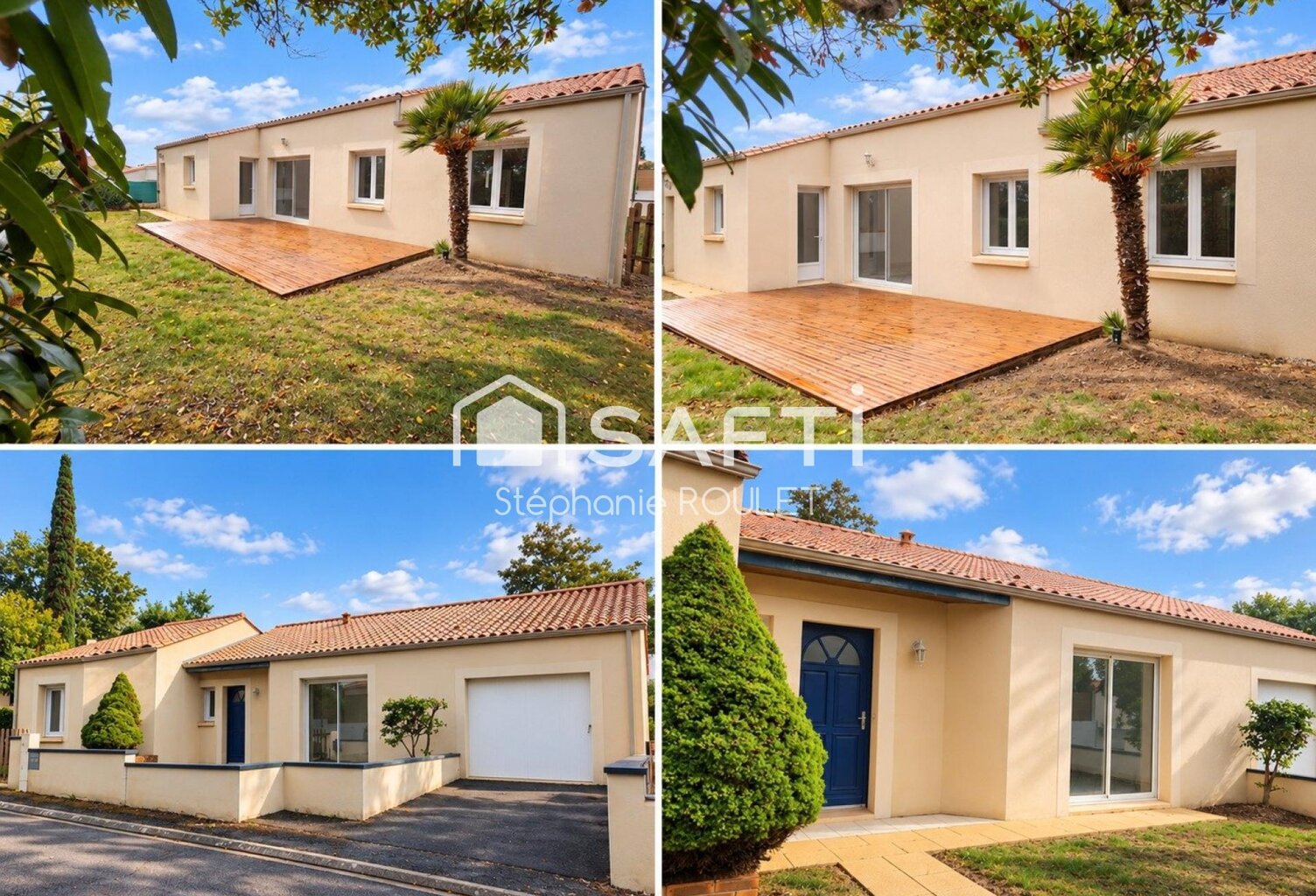 À LOUER  LA ROCHE-SUR-YON  SECTEUR LA COURTAISIÈRE  MAISON DE PLAIN-PIED DE 111 M²  3 CHAMBRES  GARAGE — photo 1