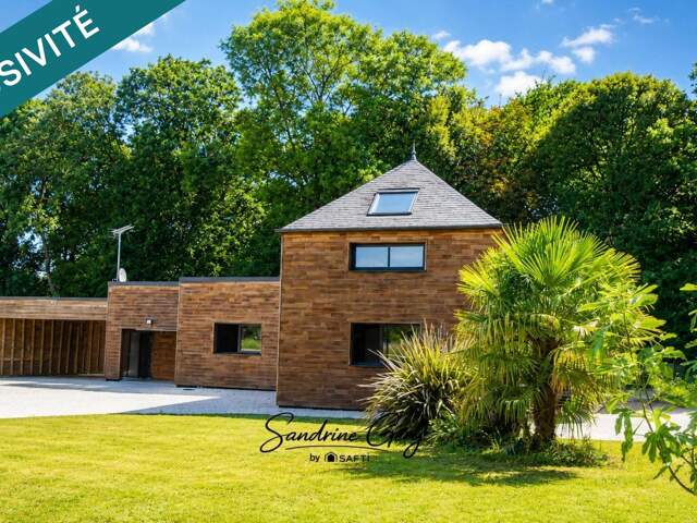 Villa en bois semi plain-pied  au calme écologique proche de Chateaubriant — photo du bien