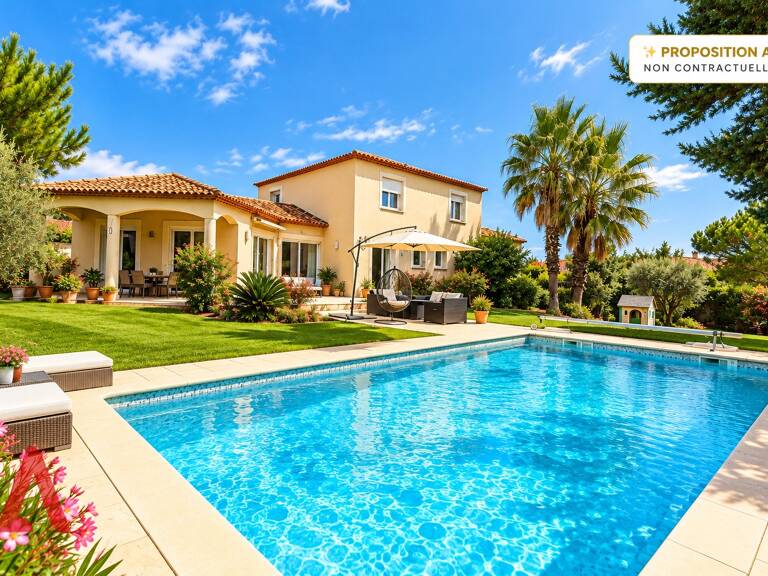 ROUJAN  VILLA D'EXCEPTION 218 M² + GÎTE INDÉPENDANT | PISCINE CHAUFFÉE | 1 690 M² | 690 000  — photo 1