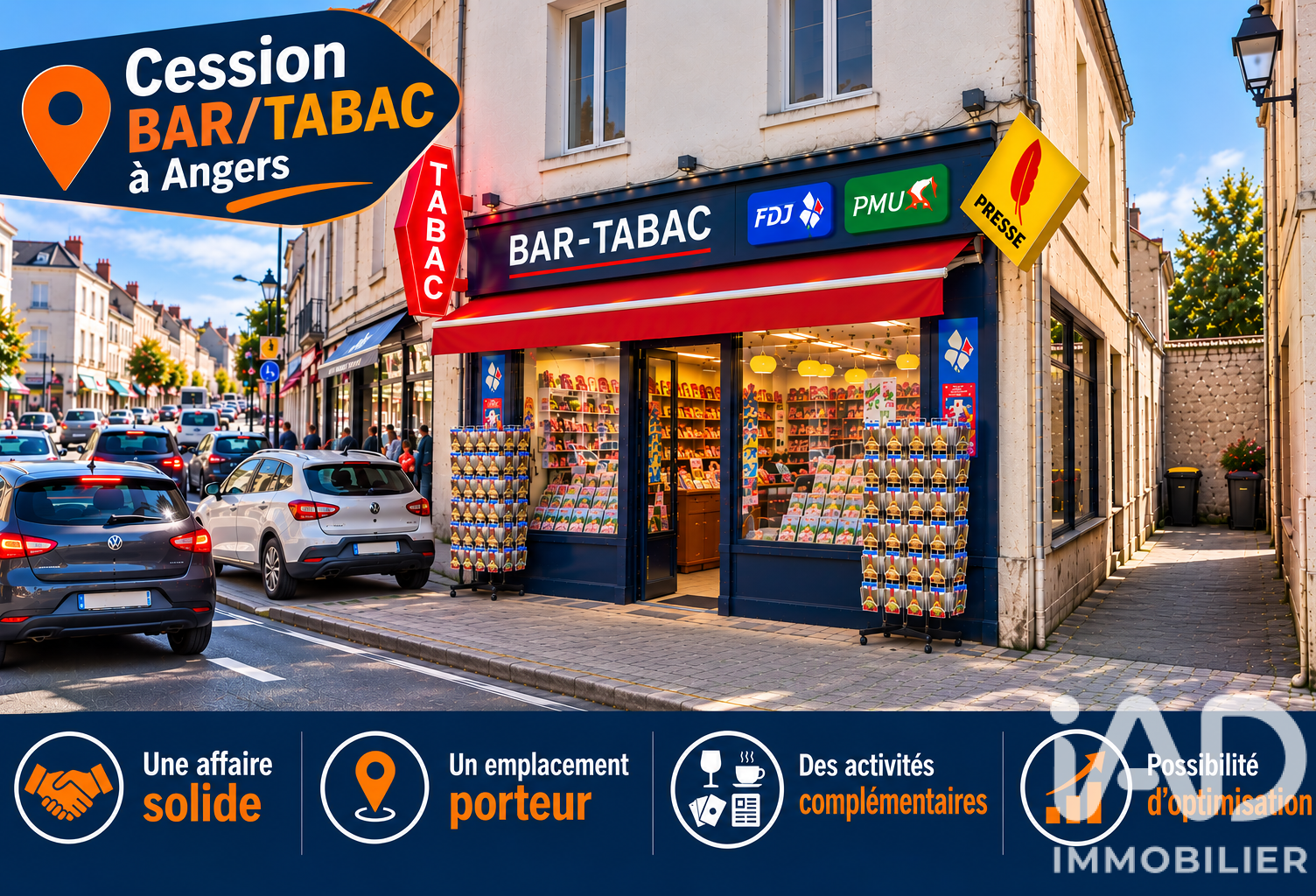 Vente Bar, Brasserie, Tabac 200 m&sup2; — photo 1