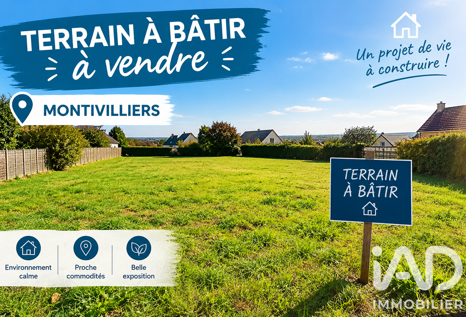 Vente Terrain à bâtir 543 m&sup2; — photo 1