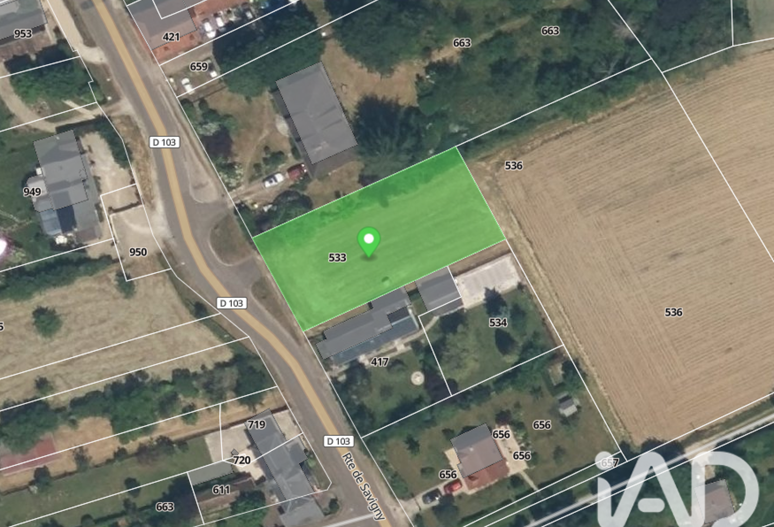 Vente Terrain à bâtir 1 162 m&sup2; — photo 1