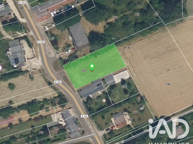 Vente Terrain à bâtir 1 162 m&sup2; — photo du bien