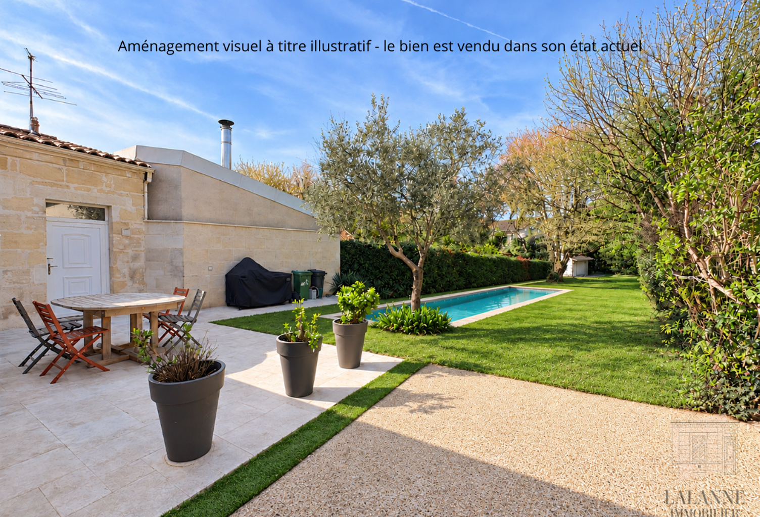 Mérignac  Mondésir-Bourran   Échoppe avec vaste jardin et ga — photo 1
