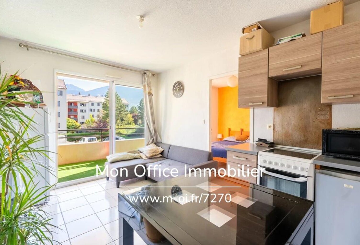 Référence : 7270-MTE - Appartement Type 2 - centre-ville - Balcon — photo 1