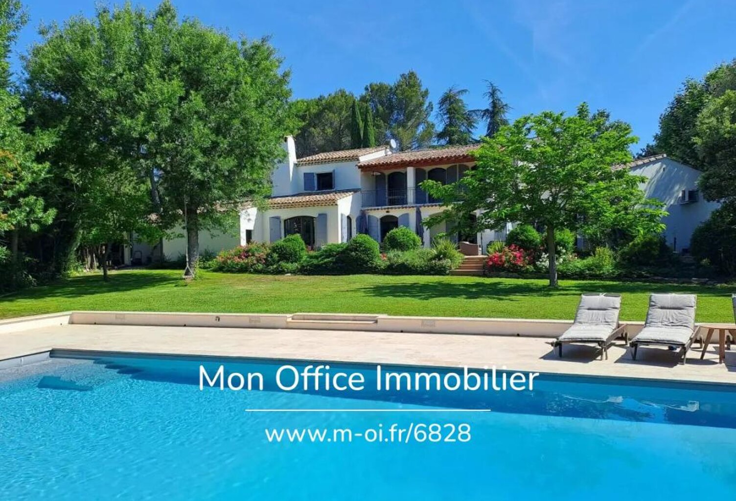 Référence : 6828-VCL - Maison avec 6 chambres dont studio indépendant - Jardin paysager piscine garage - 13 100 AIX — photo 1