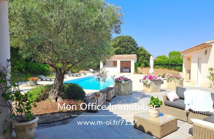 Référence : 7137-VCL. - Maison de plain pied - jardin paysager, calme absolu - 4 chambres 1 bureau - Simiane Collongue — photo 3