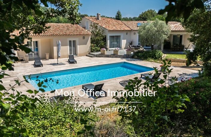 Référence : 7137-VCL. - Maison de plain pied - jardin paysager, calme absolu - 4 chambres 1 bureau - Simiane Collongue — photo 4