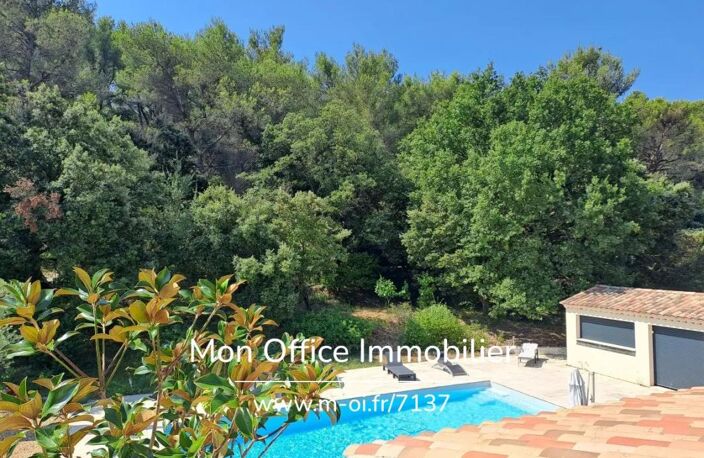 Référence : 7137-VCL. - Maison de plain pied - jardin paysager, calme absolu - 4 chambres 1 bureau - Simiane Collongue — photo 5