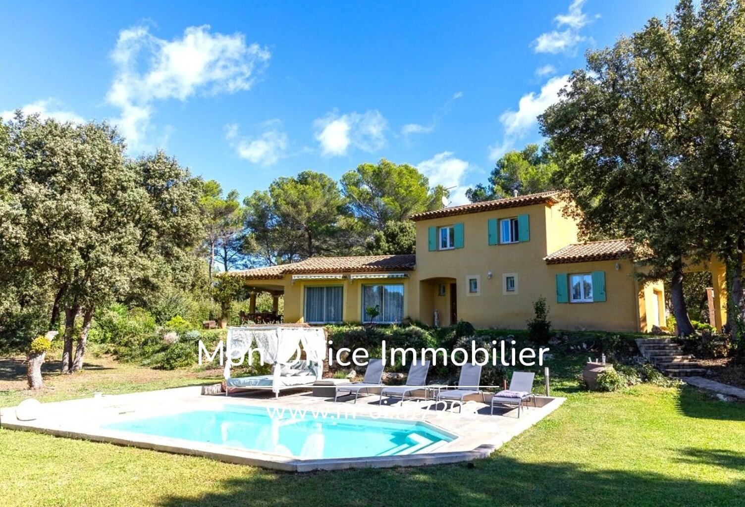 Référence : 7203-VCL - Ensemble immobilier avec deux maisons - Possibilité détachement - 20 MIN D'AIX EN PCE A ROGNES — photo 1