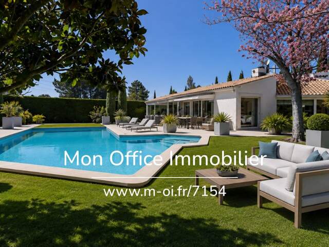 Référence : 7154-VCL. - Maison dans un cocon de verdure - 3 chambres, un bureau, une dépendance - BOUC BEL AIR — photo du bien