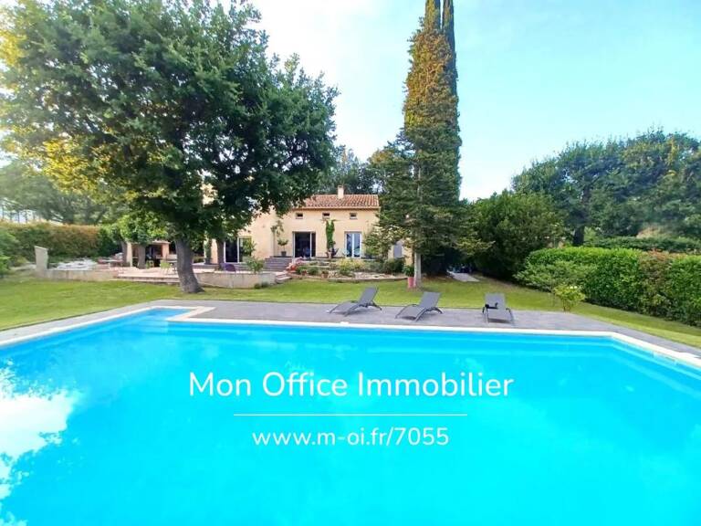 Référence : 7055-VCL - Maison 4 chambres et 1 bureau - Piscine calme absolu village à pied - 13510 EGUILLES — photo 1