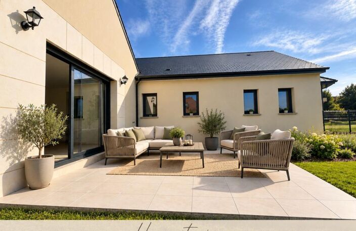 - RUGLES - 27250 - MAISON - T5 - 130M2 - 1H20 DE PARIS MONTPARNASSE- RE2020 - JARDIN - TERRASSE — photo 2