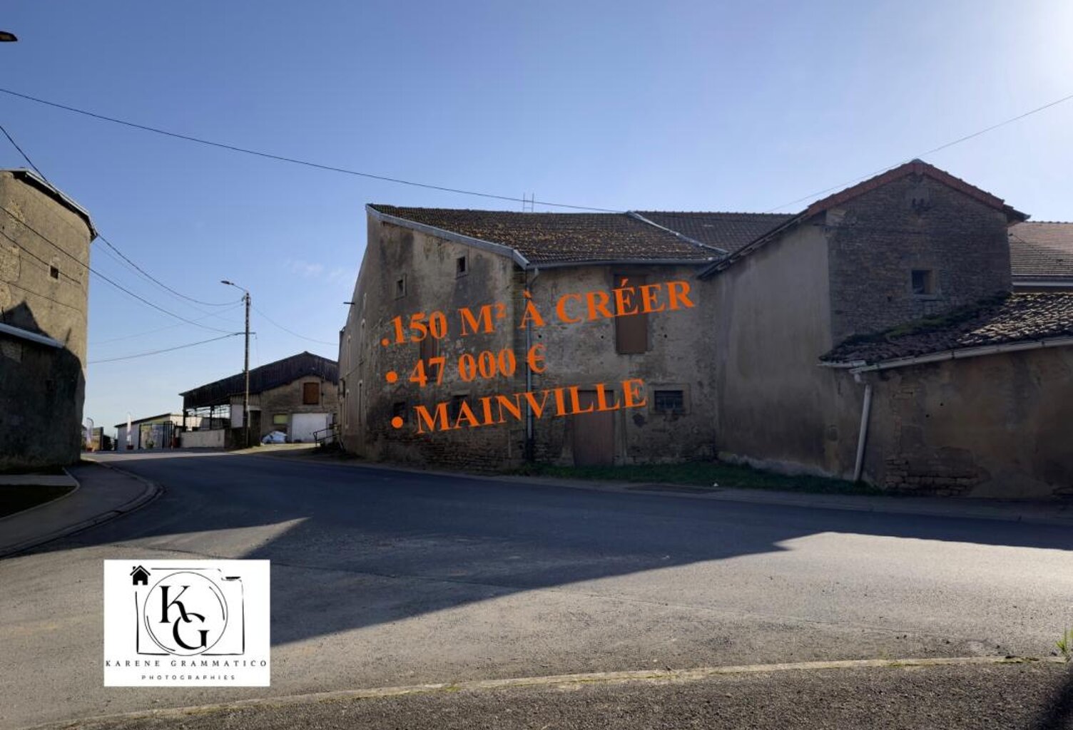 🔥 150 m² À CRÉER – GRANGE À RÉNOVER – 47 000 € – MAINVILLE — photo 1