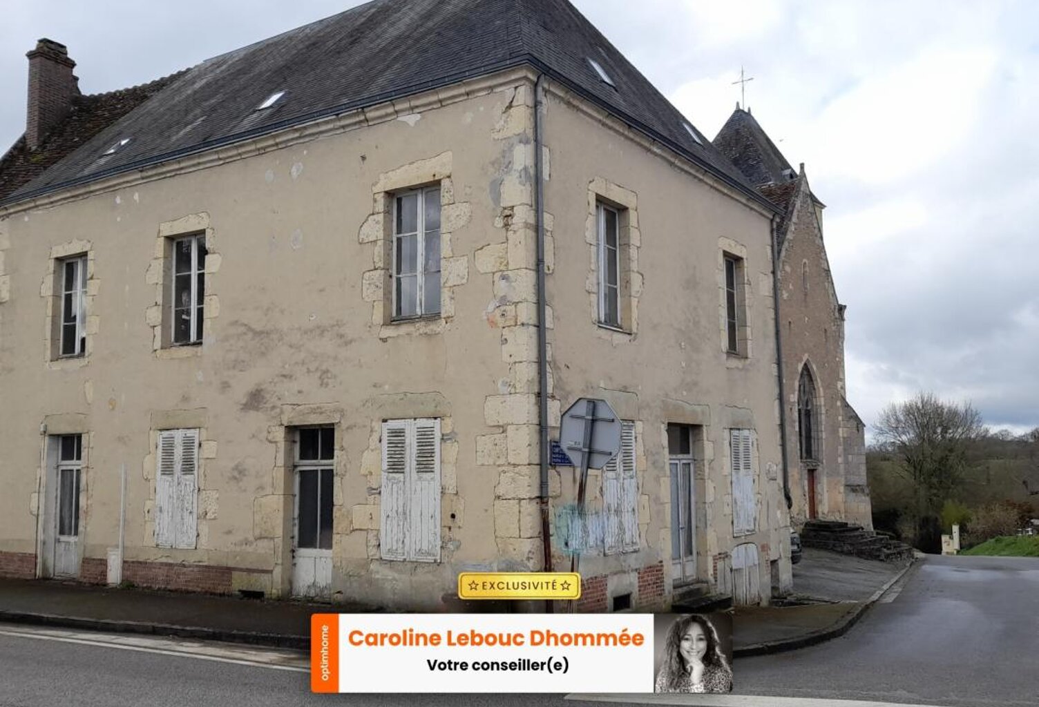 Le gros œuvre est déjà payé : Maison de caractère 150 m² à terminer (793 €/m² !), tout-à-l'égout et jardin privatif — Proche Bellême — photo 1