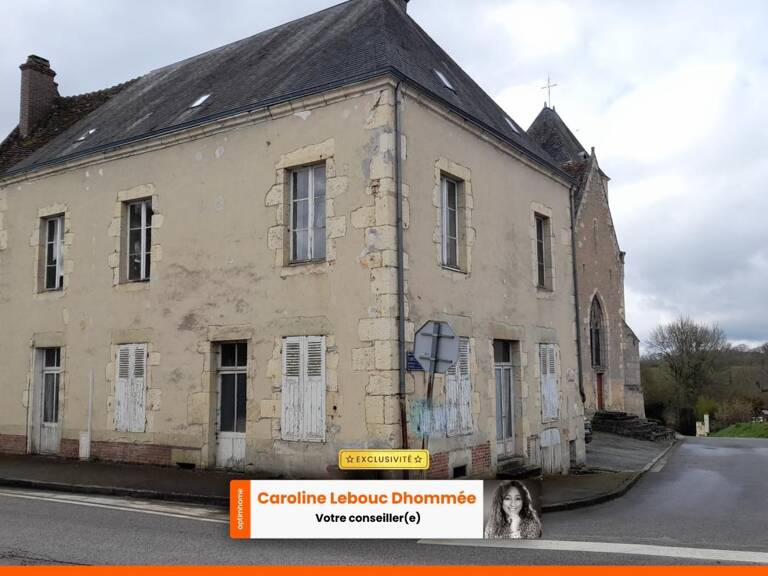 Le gros œuvre est déjà payé : Maison de caractère 150 m² à terminer (793 €/m² !), tout-à-l'égout et jardin privatif — Proche Bellême — photo 1