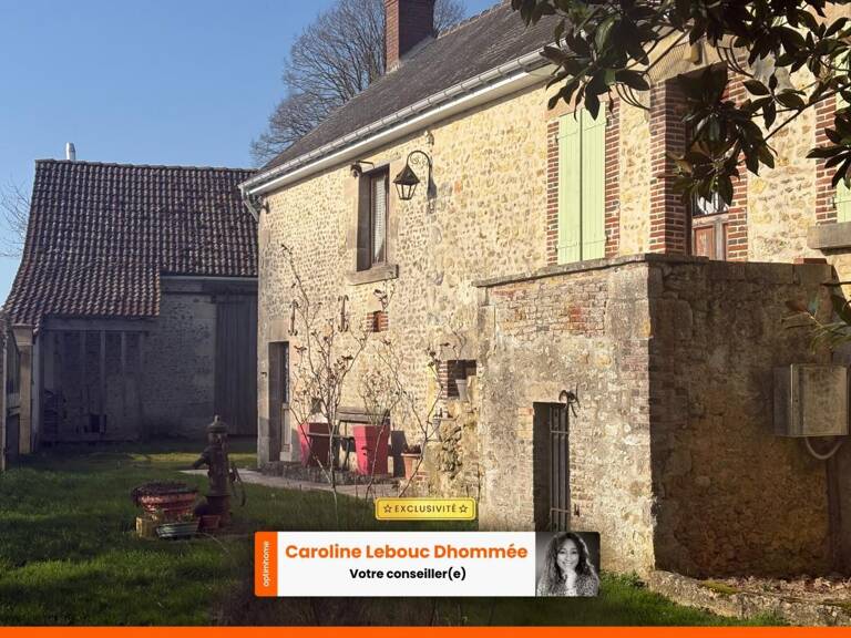 VENTE INTERACTIVE Authentique Logis du XVIe siècle grange de 200 m² parc verger de 4 000 m² Entre Mortagne-au-Perche et Le Mêle — photo 1
