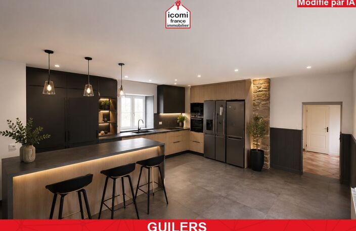 FINISTERE - Guilers (29820) - A VENDRE - MAISON DE 193 M² A RENOVER - 6 CHAMBRES - 1 STUDIO - TERRAIN DE 1000 M2 - DEPENDANCE — photo 3