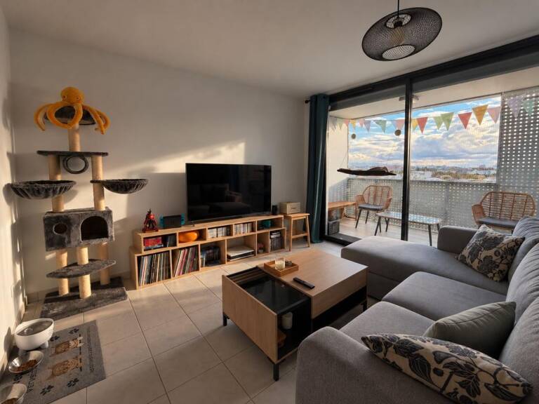TOULOUSE-BORDEROUGE T3 EN DERNIER ÉTAGE AVEC BALCON ET PARKING EN SOUS-SOL — photo 1