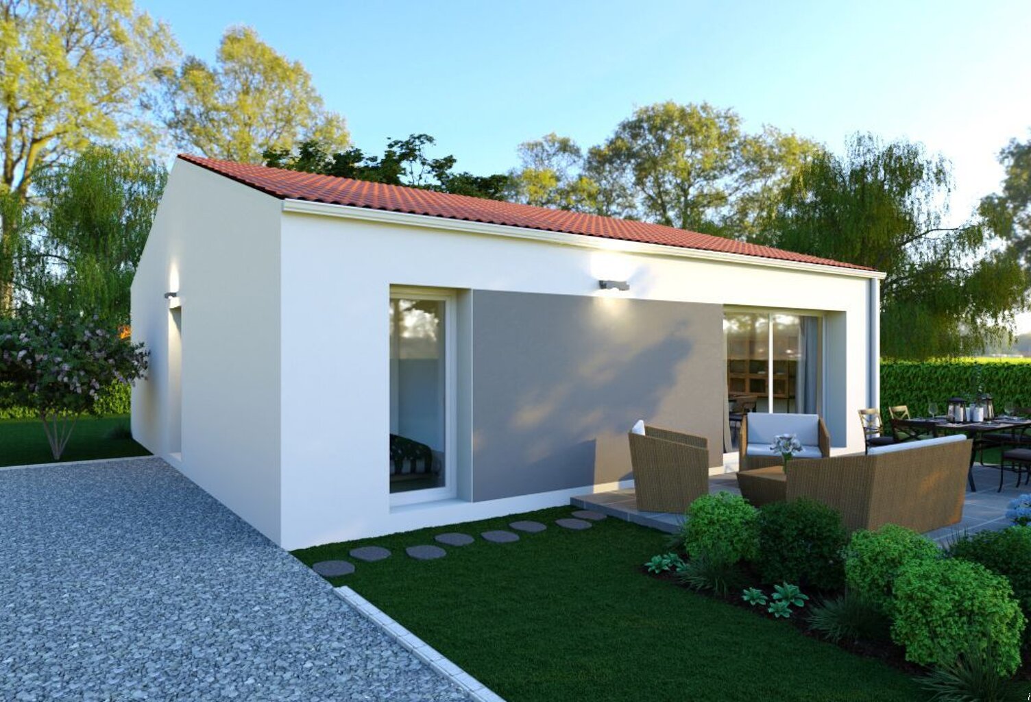 Projet de construction d'une maison 80.07 m² avec terrain à SAINT-GENES-CHAMPANELLE (63) — photo 1
