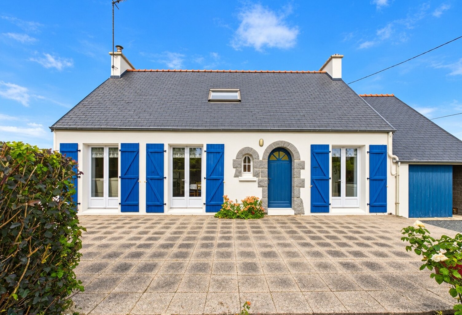 Maison à vendre 5 pièces PLOMEUR (29) le calme de la campagne, grand terrain clos — photo 1