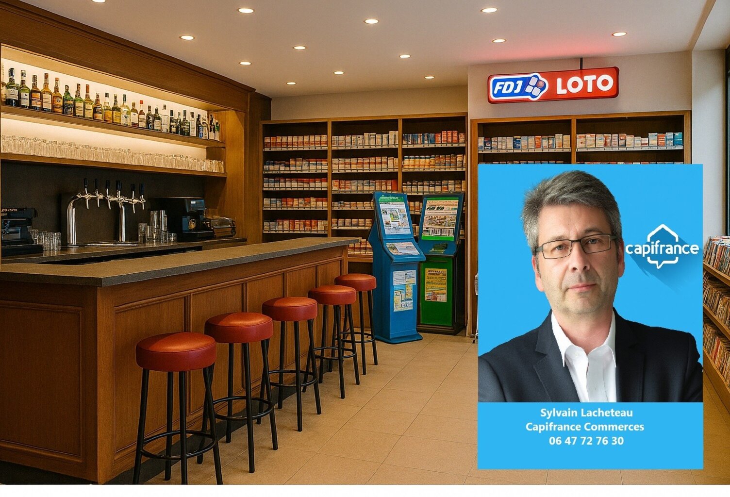 **À vendre – Bar Tabac FDJ Multiservices au cœur d'un village de la Côte d'Émeraude** — photo 1