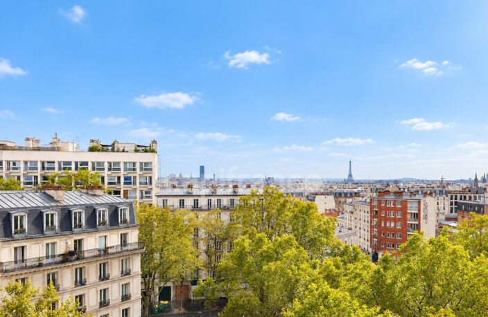 PARIS 20e – CHARRONNE / PÈRE-LACHAISE – BEL APPARTEMENT FAMILIAL 4 PIECES AVEC VUE SUR LA TOUR EIFFEL — photo 4