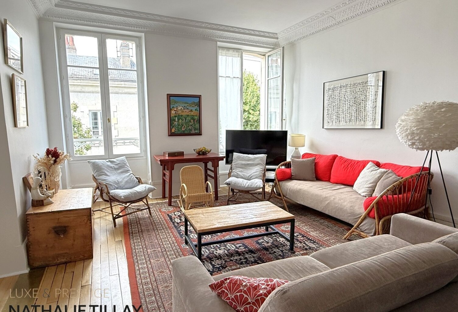 ORLEANS Dunois,  appartement bourgeois T5 a vendre, grand garage, cave, petite copropriéte, cour commune, exclusivité — photo 1