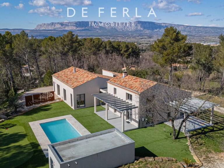 Trets - Propriété contemporaine d’exception avec vue Sainte-Victoire — photo 1