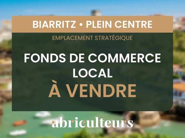 FONDS DE COMMERCE - LOCAL - PLEIN CENTRE DE BIARRITZ - 100 m² — photo 1