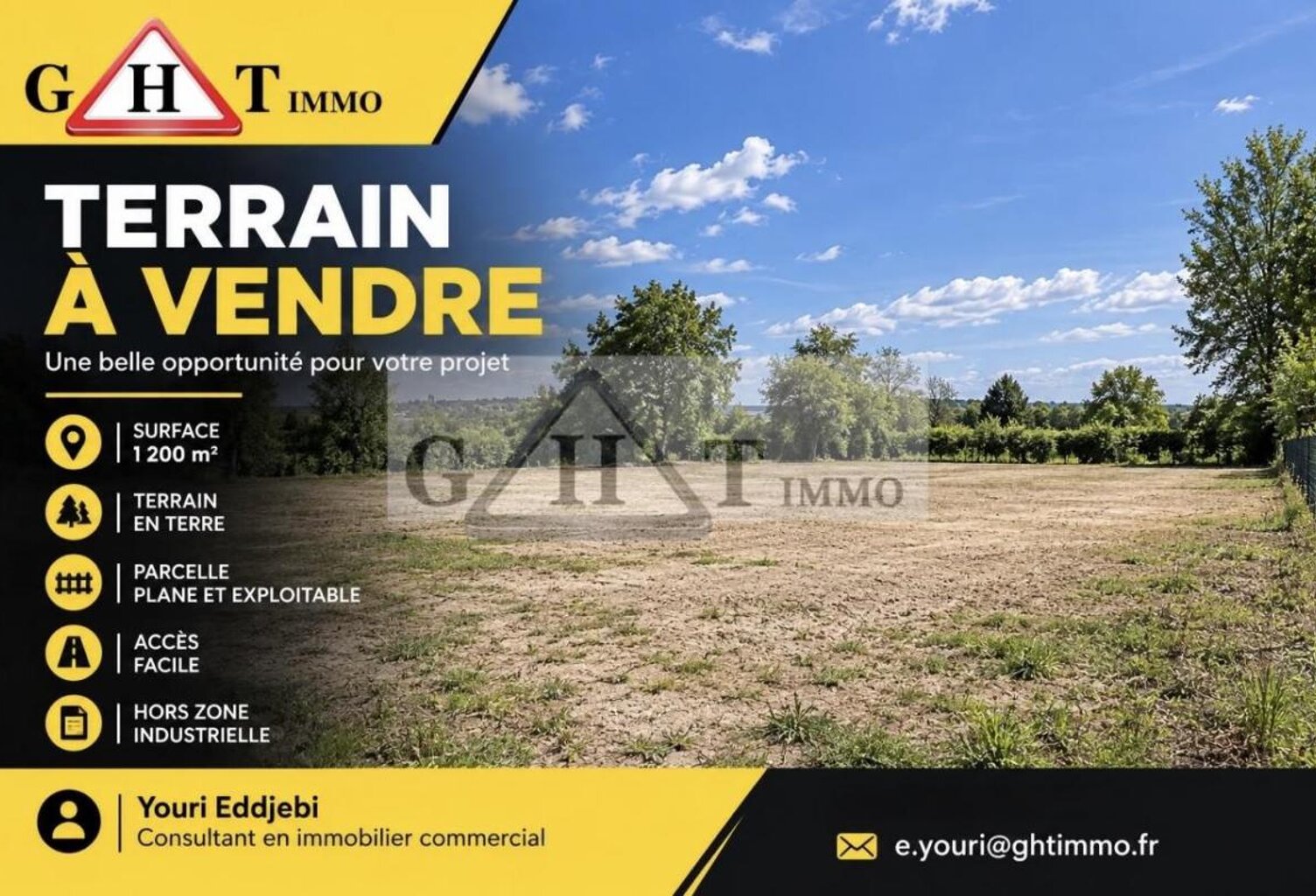 TERRAIN À VENDRE DE 1200M² CREIL — photo 1