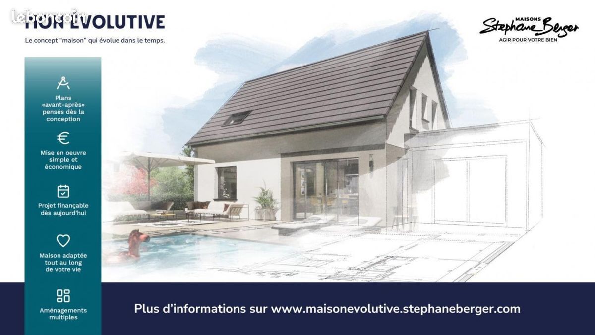 Baldersheim - Maison neuve 124m² habitables avec garage sur 5 ares de terrain