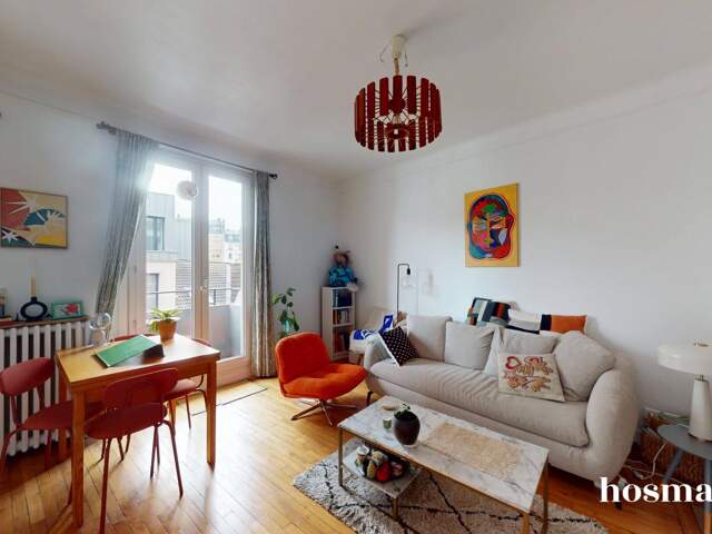 Charmant appartement 2 pièces de 46 m² - Traversant avec balcon - Rue des Plantes, Paris 14ème — photo du bien