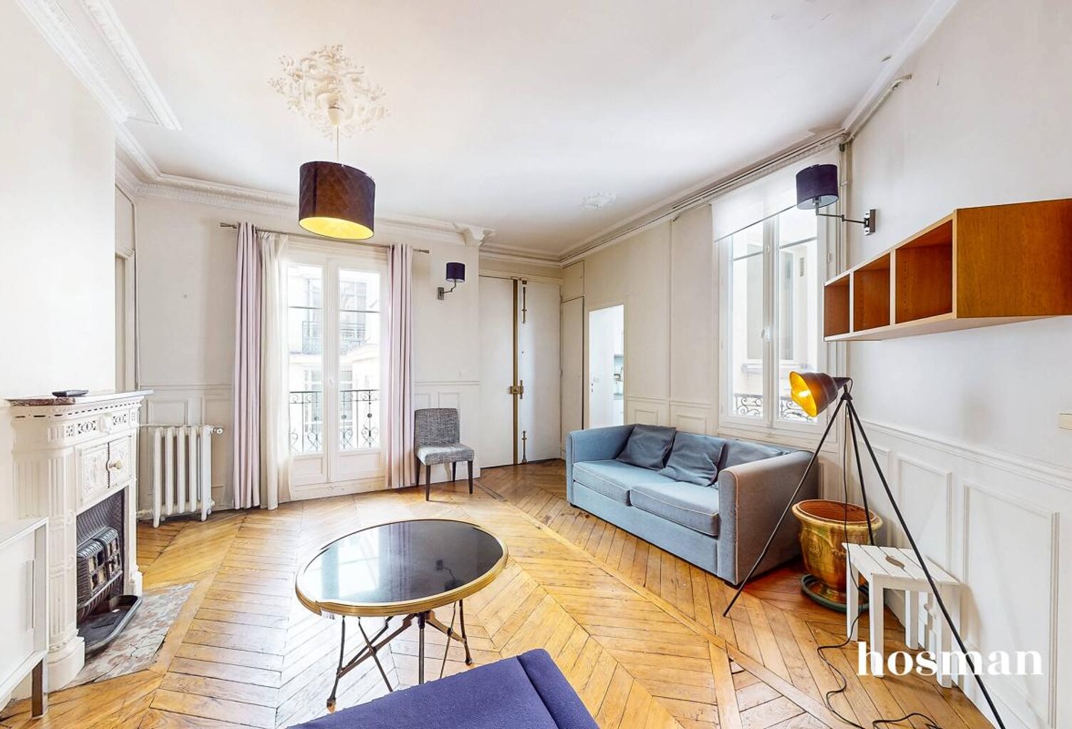 Appartement 3 pièces de 59 m² avec cave et chambre de service - Rue Juliette Lamber, Paris — photo 1