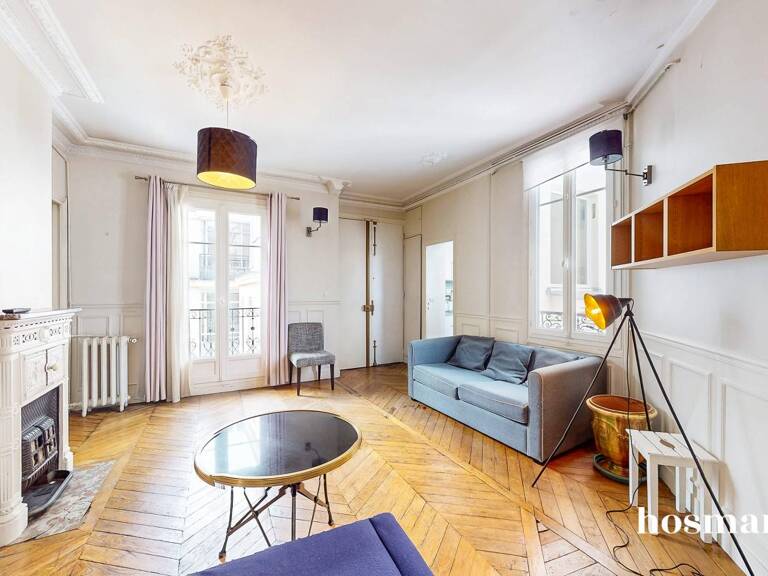 Appartement 3 pièces de 59 m² avec cave et chambre de service - Rue Juliette Lamber, Paris — photo 1