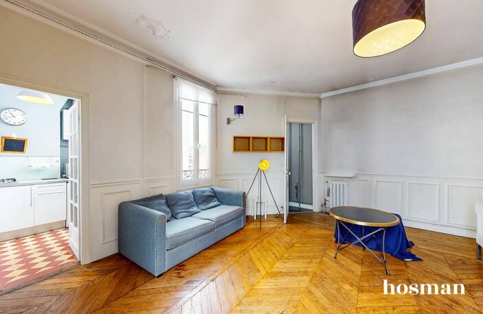 Appartement 3 pièces de 59 m² avec cave et chambre de service - Rue Juliette Lamber, Paris — photo 3