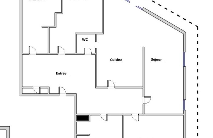 La Défense - 4P 80 m²  avec balcon - Immeuble 2020 — photo 2