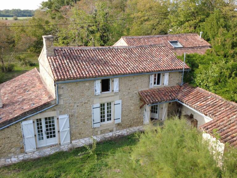 Maison de caractère de 214 m2 à Gizay , 4 chambres, grand jardin, garage, cave, mare — photo 1