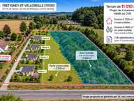 70130 - FRETIGNEY ET VELLOREILLE - Terrain 11010 m² - PROJET 4 MAISONS - Prix : 70000  honoraires charge vendeur — photo 2