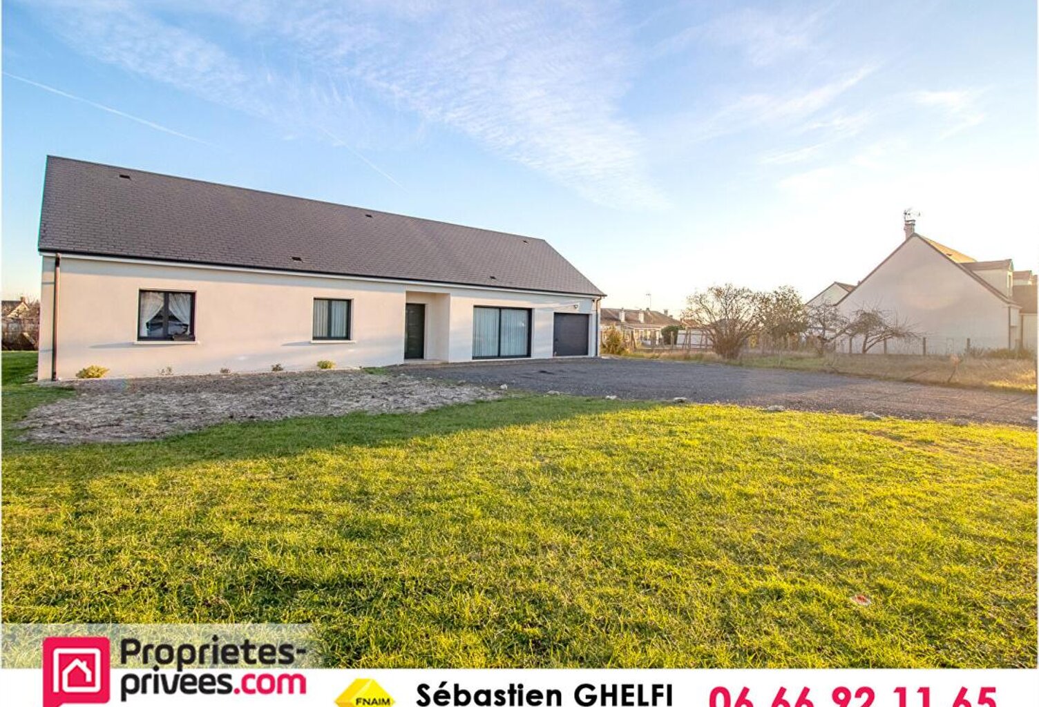 secteur nord belle maison de plain-pied avec 3 chambres-cellier-garage — photo 1