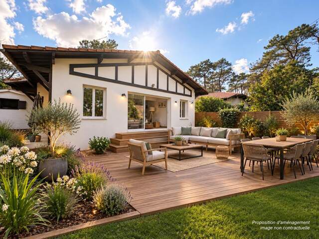 Maison Gaume de plain-pied Le Pyla 115 m2 — photo du bien