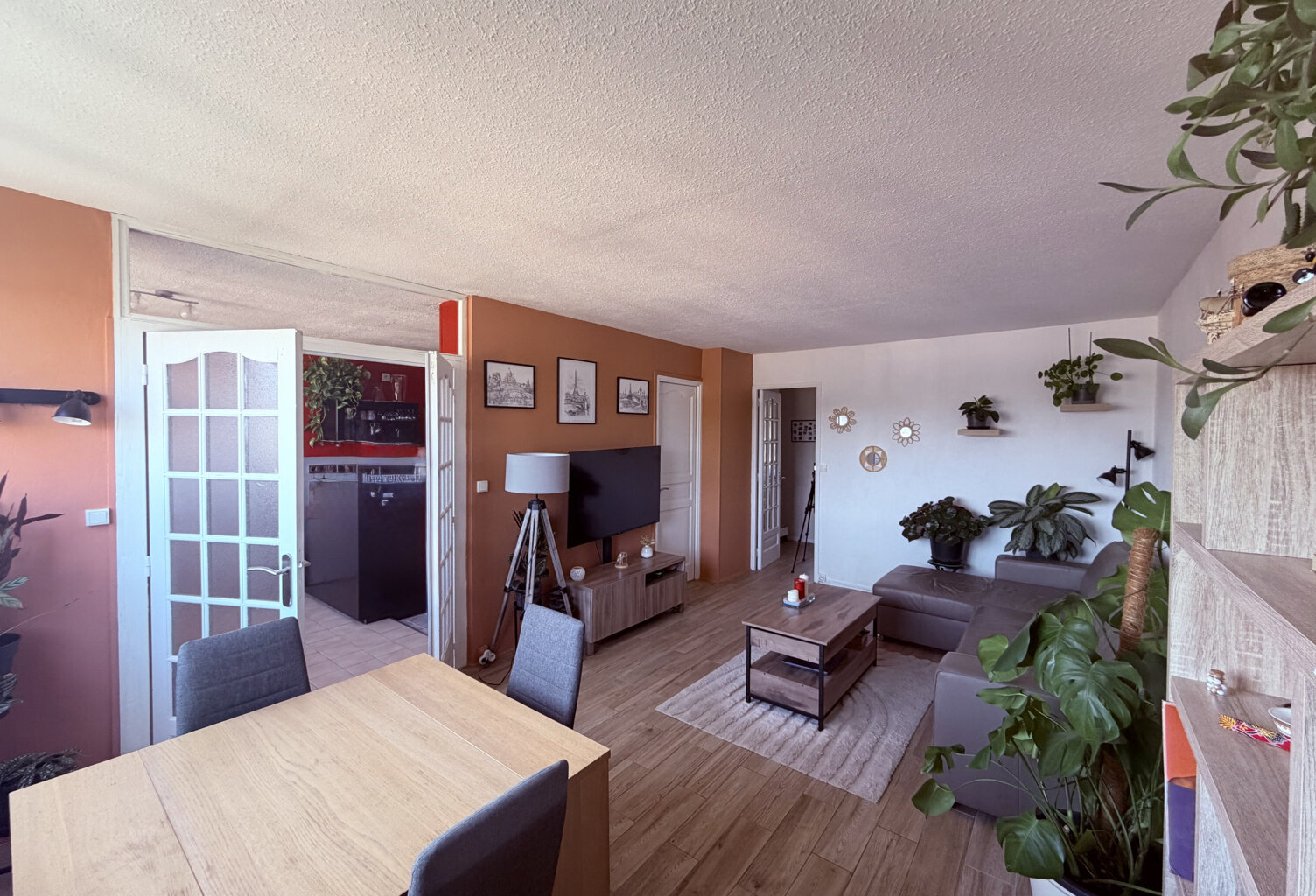 GARE DE VAISE VUE PANORAMIQUE APPARTEMENT TYPE 4 3 CHAMBRES — photo 1