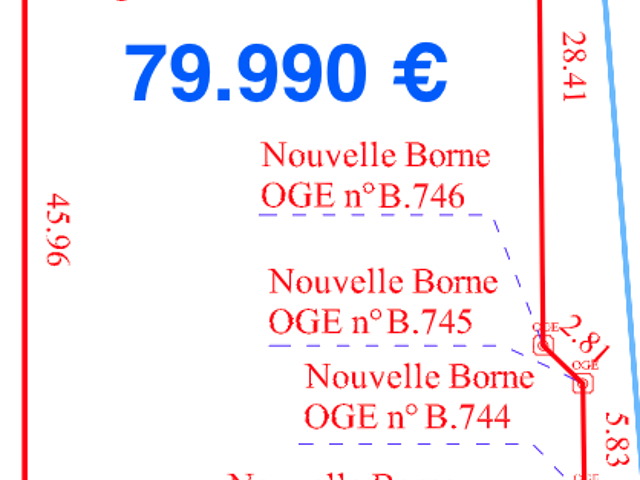 Vente Terrain à bâtir 1 221 m&sup2; — photo du bien