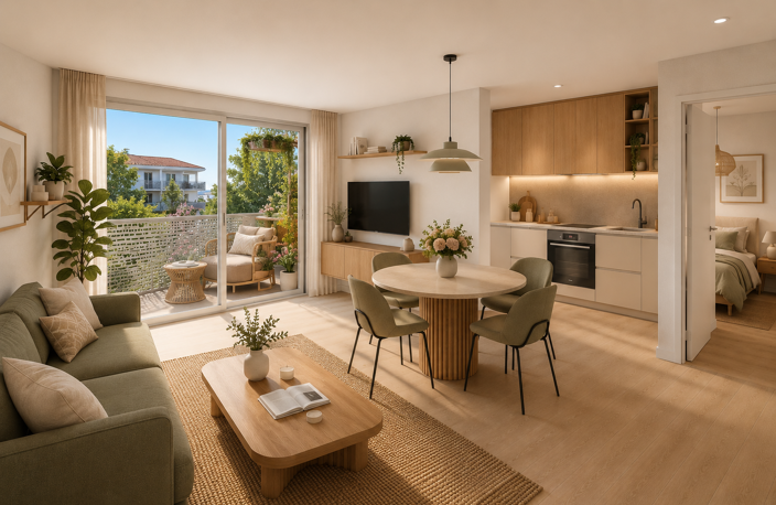 -- 2 pièces neuf avec vaste terrasse lumineuse – Marseille 8e — photo 2