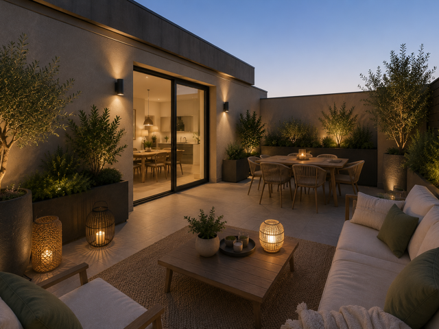 -- Coup de cœur assuré, VISITABLE ! Duplex 4 pièces avec superbe terrasse à ciel ouvert et livraison — photo du bien